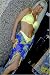 All Products : Designer Crochet Sunflower Print Pareos Swimsuit Coverup
