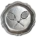 Tennis Pewter Coaster Set
