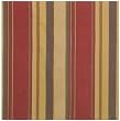 Durable Flat Weave 100% Cotton Colorful Brown and Rust Striped Tablecloth 60x60 Inches