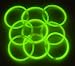 8 Lumistick Glowsticks Glow Stick Bracelets GREEN (Tube of 100)