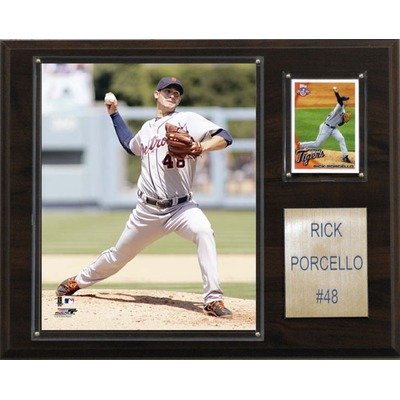 MLB Detroit Tigers Rick Porcello Photo Player Plaque