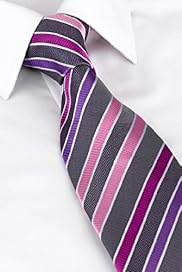 Ultimate Performance Pure Silk Textured Striped Woven Tie
