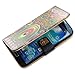 Bfun Packing Green Owl Bird Card Slot Wallet Leather Cover Case for Samsung Galaxy S4 i9500