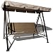 Strathwood Camano All-Weather Wicker and Steel Swing with Canopy