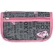 Apparel : ROXY Skip It Pencil/Cosmetics Case - Dark Grey/Pink