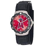 MLB Men's AGV-LAA Agent Series Los Angeles Angels Velcro Watch