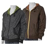 DC Clothing Mens Shift Reversible Hooded Jacket