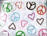 Divatex Microfiber Full Sheet Set - Peace & Polka