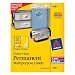 Avery Glossy Clear Permanent Multipurpose Labels, 2 x 2.625 Inches, Pack of 375 (6581)
