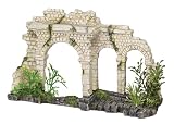Nobby 28075 Aqua Ornaments ""MAUER MIT &Ouml;GEN"" mit Pflanzen 25 x 6.5 x 15 cm