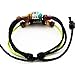 WILD-WIND (TM Christmas Metal Heart Pendant Ring Bead Multistrand Leather Adjustable Wrap Bracelet