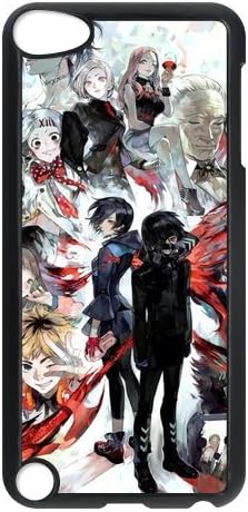 iPod 5 case,iPod Touch 5th Generation Case,iPod Touch 5 case cover,Custom Tokyo Ghoul Plastic Case Cover Protector for iPod Touch 5/5th Generation (Black/White)