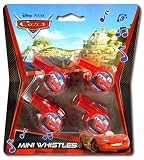Disney Cars 4Pk Mini Toy Whistle (24 Pack)