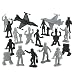 TimMee Galaxy Laser Team Reissue: 50 Piece Set of 2 inch Space Hero and Monster Toy Figures - Made in the USA !_s-2