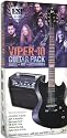 ESP LTD Viper-10 Guitar Pack - Black Finish Guitar & Amplifier Package