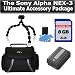 Ultimate Accessory Package For The Sony Alpha NEX-3 Includes 8gb SD High Speed Error Free Memory + 2200 mAH Replacement NP-FW50 Battery + Flexible Gripster Tripod + Deluxe Carrying Case + Lens Cleaning Kit