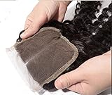 DaJun hair Middle Part 1Pc 4x4 lace closure with Virgin Peruvian Remy Human Hair 3 Bundles Hair Weaves Mixed Length 4Pcs Lot Deep Wave Natural Color Can be Dyed