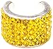 Cherokee Women's Crystal Stethoscope Charm, Bright Yellow, One Size
