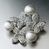 Pugster Pearl Butterfly Vintage Brooch Pin