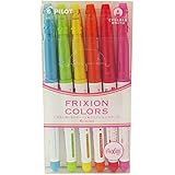 Pilot FriXion Colors Erasable Marker, 6 Color Set, 6C (SFC-60M-6C)