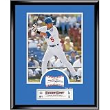 Nomar Garciaparra Los Angeles Dodgers Framed Autographed Sweet Spot Piece