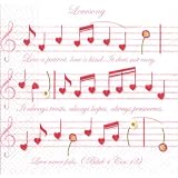 Serviette musique 2