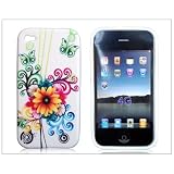 Back Flower Silicone Case Cover Skin For Apple iPhone 4 4G D44