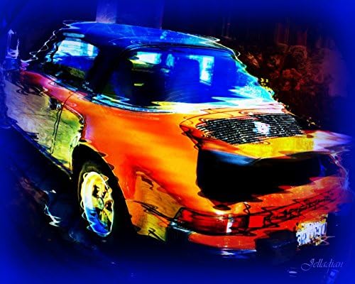 1975 Porsche Whaletail. 8" x 10" Luster Paper Print