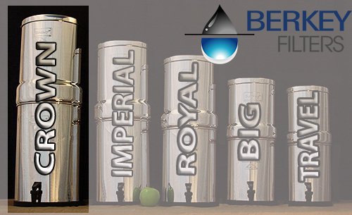 Crown Berkey Water Filter System With 2 Black Berkey Filters