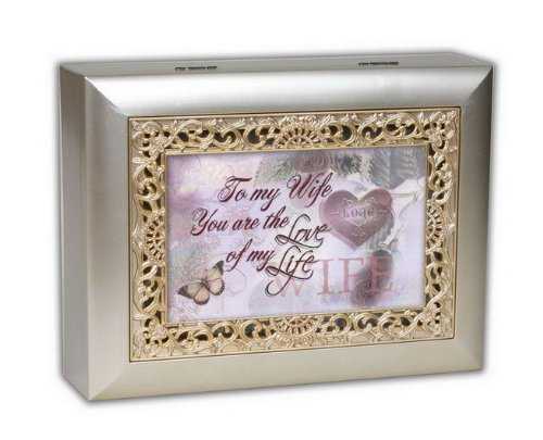 Valentine's Gift Musical Jewelry Box From Cottage Garden Wonderful World