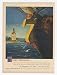 1948 Seagram's 7 Whiskey Rare Treasure Ship Print Ad (13162)