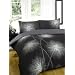 Isis Black Grey Duvet Quilt Cover Set, King Size