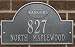 Texas Rangers Pewter & Silver Personalized Address Plaque-wall
