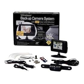 VR3 Wireless Back-up Camera System with 3.5" Color LCD Monitor