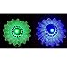 Eastlion 4 PCS LED Badminton Light UP Shuttlecock Plastic Glow Birdies for Night Sport Green