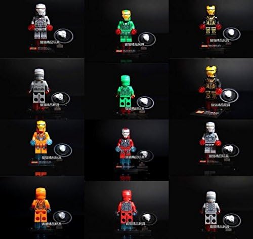 2015 New Iron Man 3,Super Heroes The Avengers Minifigures Building Blocks Toys Compatible With Lego minifigures (WITHOUT original boxes)