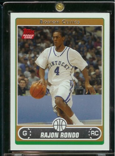2006 07 Topps Rajon Rondo Boston Celtics Basketball Rookie Card #251 - Mint Condition - Shipped In Protective ScrewDown Display Case!