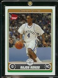 2006 07 Topps Rajon Rondo Boston Celtics Basketball Rookie Card #251 - Mint Condition - Shipped In Protective ScrewDown Display Case!