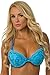 Velvet Kitten Sexy Blue Fish Lace Push-Up Bra for Women 1056VK