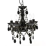 Gypsy Chandelier - Black (with plug)