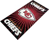 NFL Kansas City Chiefs Sunburst Fiber Reactive Beach / Bath Towel