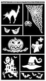 Armour Products Etch Rub N Etch Stencil, 5-Inch by 8-Inch, Halloween 2