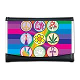 Artsmith, Inc. Mini Wallet 60s Icons Rainbow Swirl