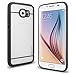 INVELLOP Galaxy S6 Case, Gray/Clear [Prime Series] Scratch-Resistant Clear Slim Fit Cover with Shock Absorbent TPU Hybrid Bumper Cover Protection Galaxy S6 Case