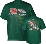 Dale Earnhardt Jr Amp Dark Green Back Straightaway T-Shirt