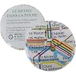 Le Metro dans la Poche Compact Paris Metro map towel