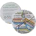 Le Metro dans la Poche Compact Paris Metro map towel
