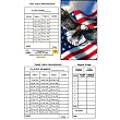 Bridge Tallies - Patriotic Eagle - (12 Pack) 2 & 3 Table Progessive