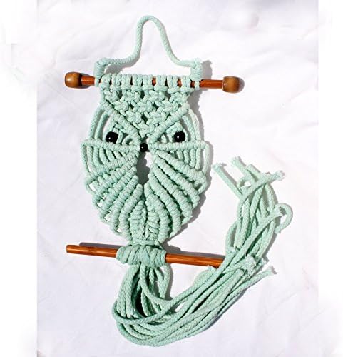 Large Handmade Macrame Owl Charm/Ornament for Wall decoration