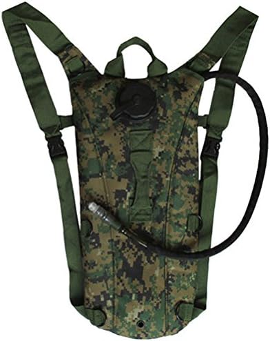 New 2.5l TPU System Hydration Bladder Water Bag Backpack 600d Camping Hiking ACU (Digital Camouflage)